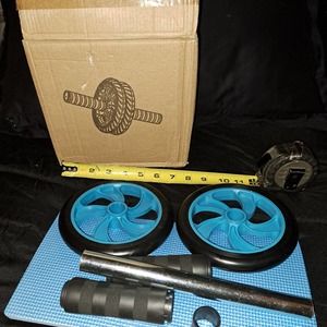 2 Ab Rollers with Knee padding included